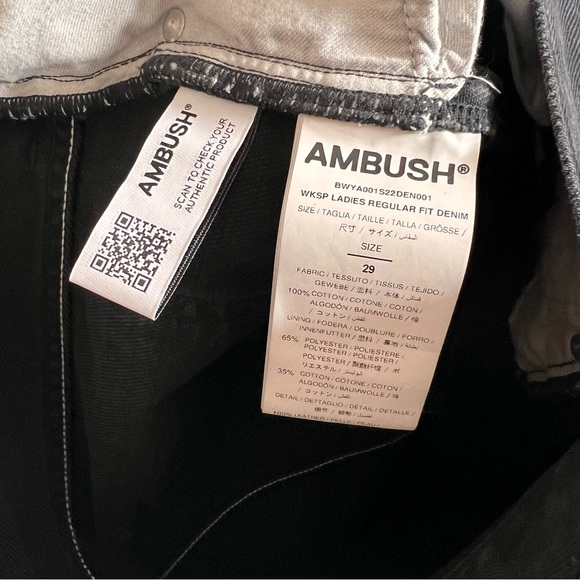 AMBUSH WKSP Ladies Regular Fit Denim - Picture 7 of 9
